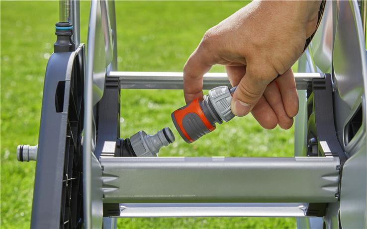 Gardena CleverRoll L Easy Metall Großer Schlauchwagen bis 100 m Kapazität - Bild 8 von 9